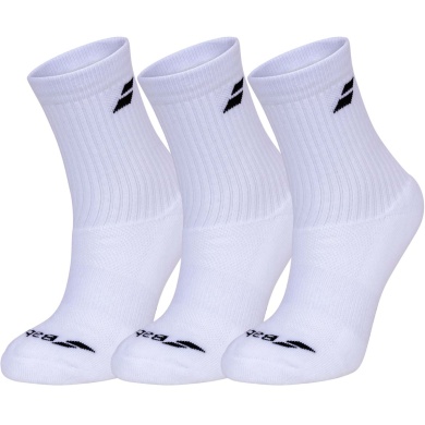 Babolat Tennissocken Classic Crew weiss/dunkelblau - 3 Paar